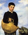 Boy with Dog Realism Impressionism Edouard Manet